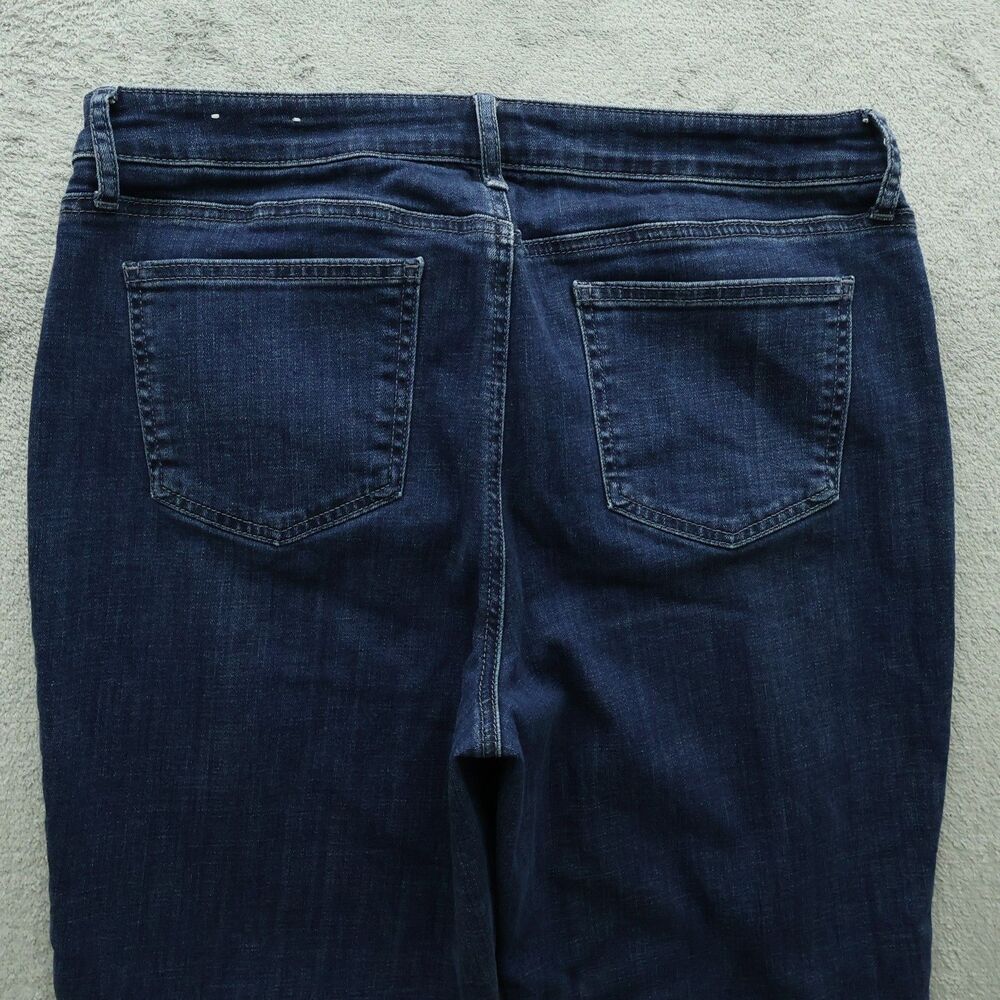 Chico's Jeans Women's 2R US-12 High-Rise Girlfriend Slim Leg Ankle 27" Inseam - Picture 13 of 16